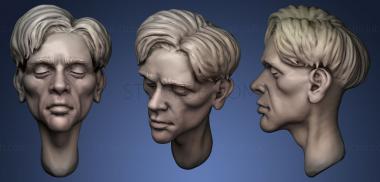 3D model head Sketch (STL)